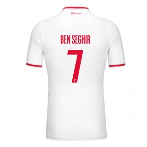 AS Monaco Eliesse Ben Seghir #7 Hemmatröja 2024-25 Kortärmad